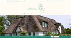 Desktop Screenshot of kastanienhof.de