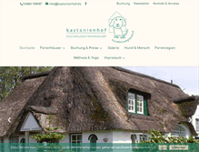 Tablet Screenshot of kastanienhof.de
